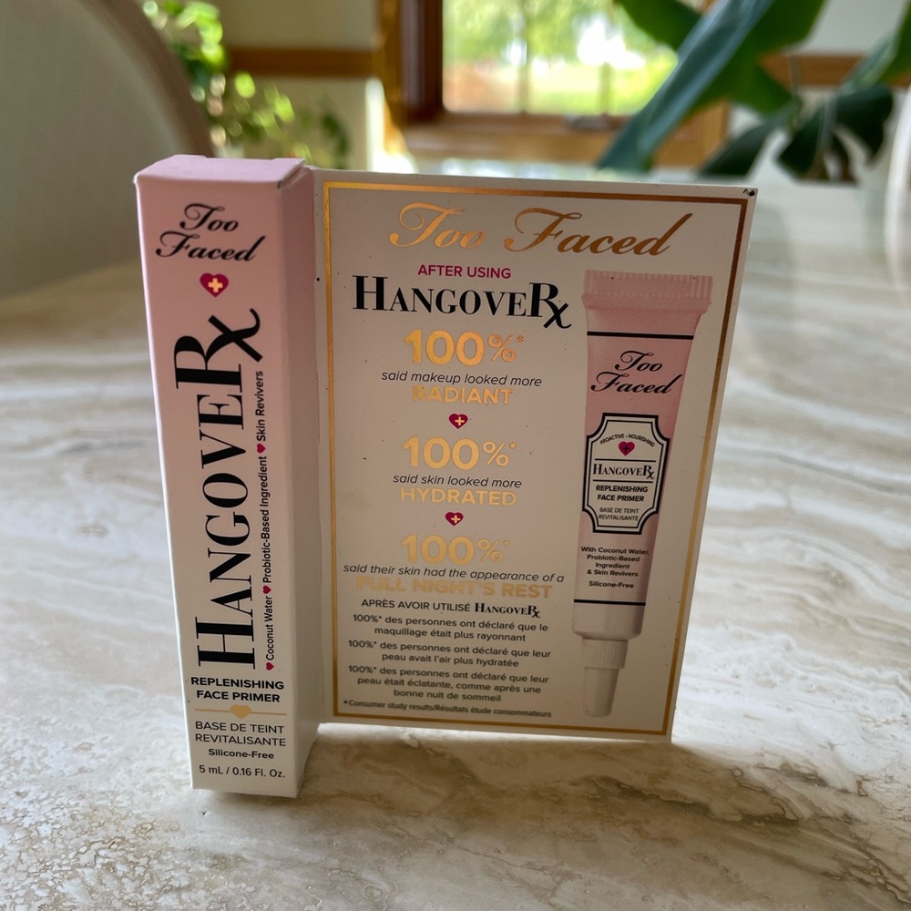 *NIB* TOO FACED Hangover RX Replenishing Face Primer 5 mL/0.16 Fl. oz.